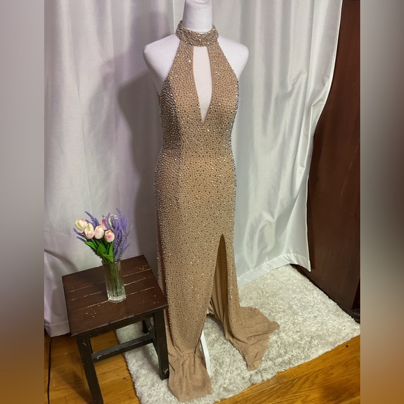 La Femme Pink Blush Gown - Picture 3 of 14